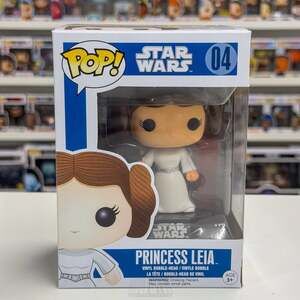 Funko Pop Star Wars Princess Leia Blue Box 04 Jedi Force Sci-Fi Toy Vinyl Figure